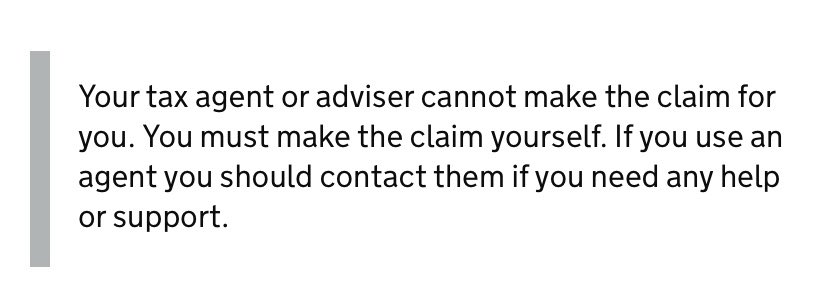 HowlettAccounts's tweet image. Confirmation that agents cannot submit SEISS claims for clients. So frustrating.
All will need personal gateway logins. Apply now!