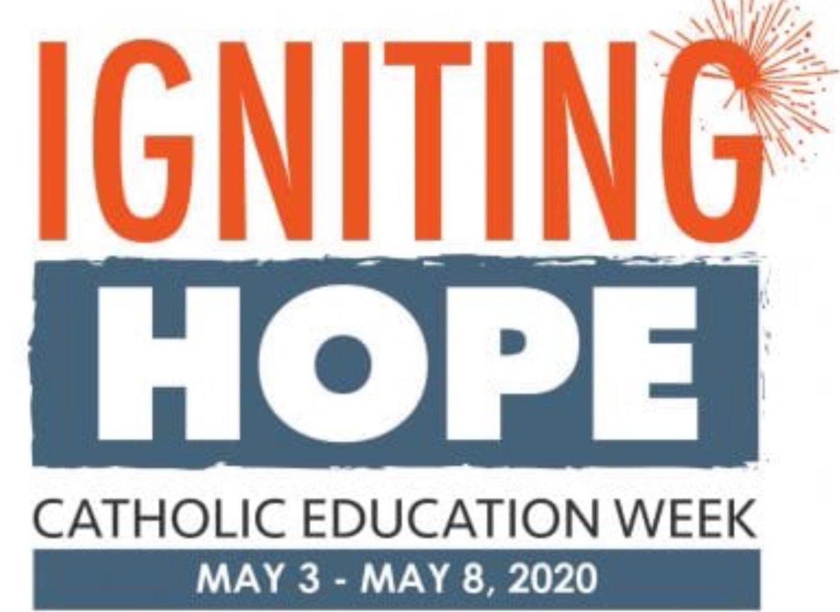 bseigmiller12's tweet photo. Happy Catholic Education Week. Our theme is “Igniting Hope.” https://t.co/BJIFyVn0Ea