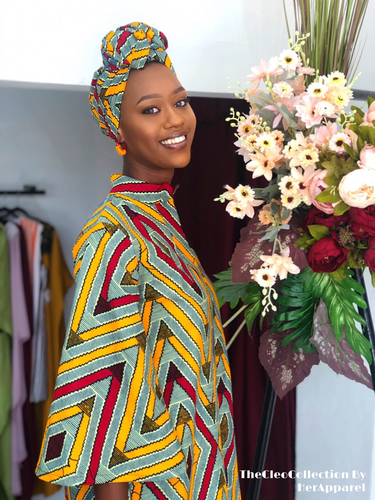 HerApparel_'s tweet photo. Meet IYSATOU, African print nicely cut to a beautiful dress with bottom ruffles

#TheCleoCollectionByHerApparel 
#GetWrappedUp #Hijab
#Modesty #gambianmade 
#ChooseHerApparel #capes #hijabstyle https://t.co/UFoisFKfEs