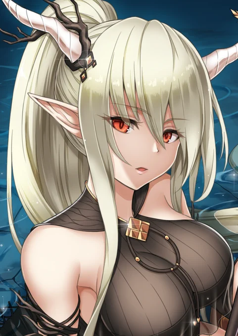 水着コーデのシャイニングさん
#明日方舟 #アークナイツ 