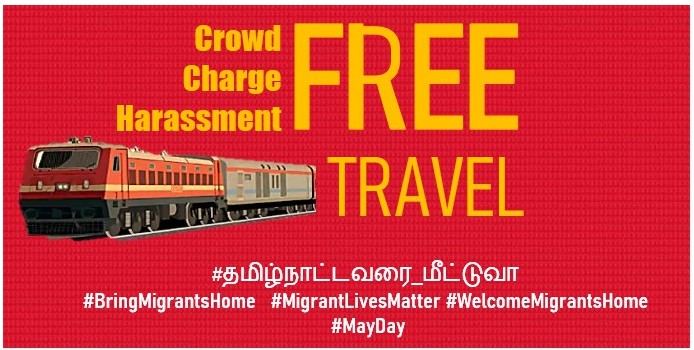 gargib91's tweet photo. #NoFareForworkers 
#FreeTrains4Workers 
#PayUpWages
#BondedMigrants https://t.co/PTNHtrn0CQ