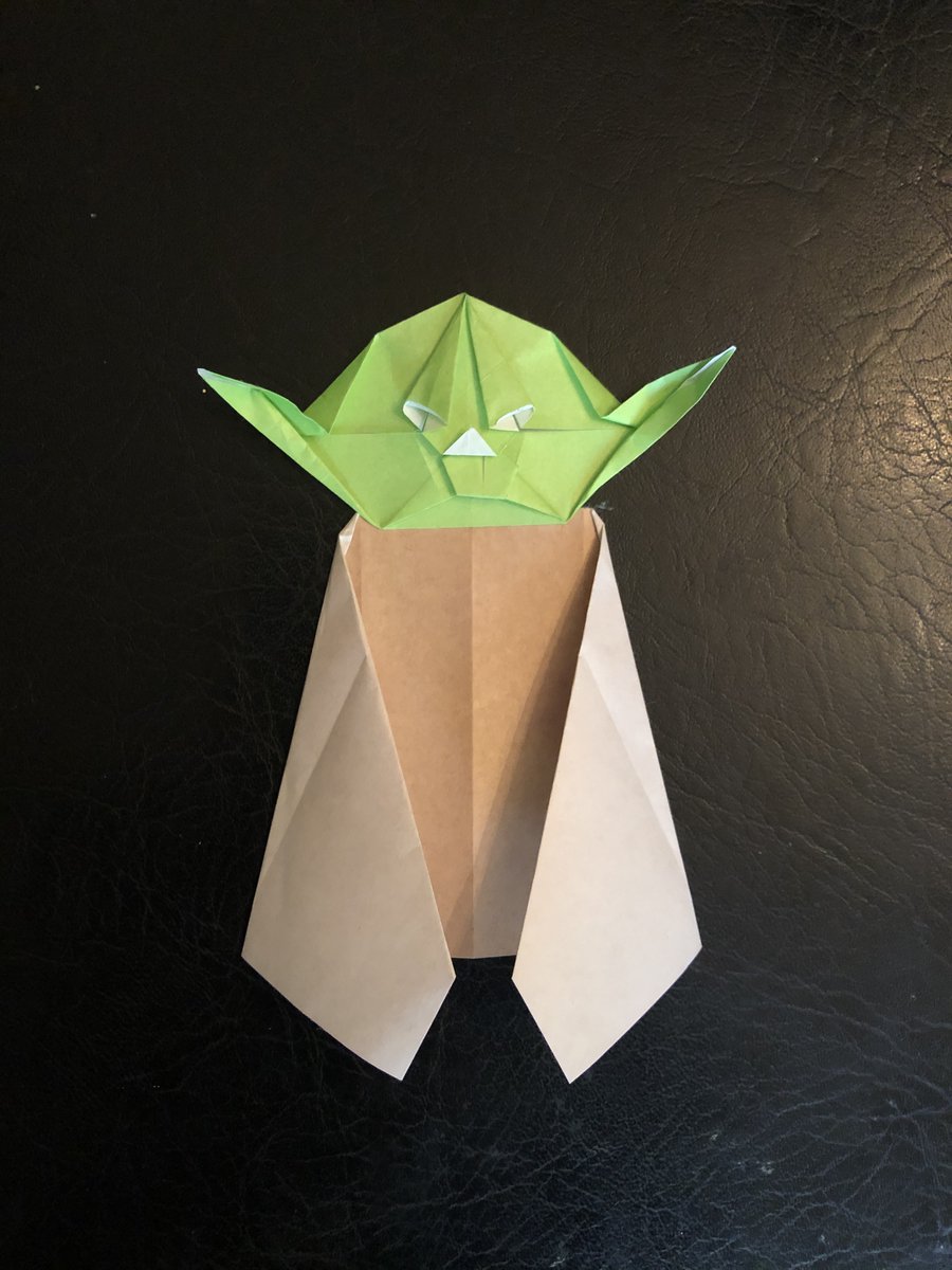 KenmoreLibrary's tweet photo. May the 4th be with You! Try making an origami Yoda and show us your work! Tutorial to make an origami Yoda is on the Kenmore Middle School Library Canvas Page. @APSKenmore #APSLibrariesWorking4You #StarWarsDay2020 https://t.co/XyutmQvDKX