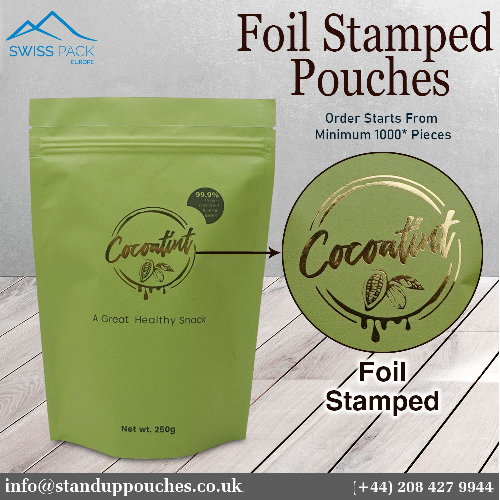 swisspackUk's tweet photo. We can do foil stamping on plastic pouches and paper pouches.

📱+ 44 2084279944    📧 info@standuppouches.co.uk

🌐  https://t.co/n5DdCRK8Vr

#foilstamped #foilstampedpouches #pouches https://t.co/SzkmijEVGo