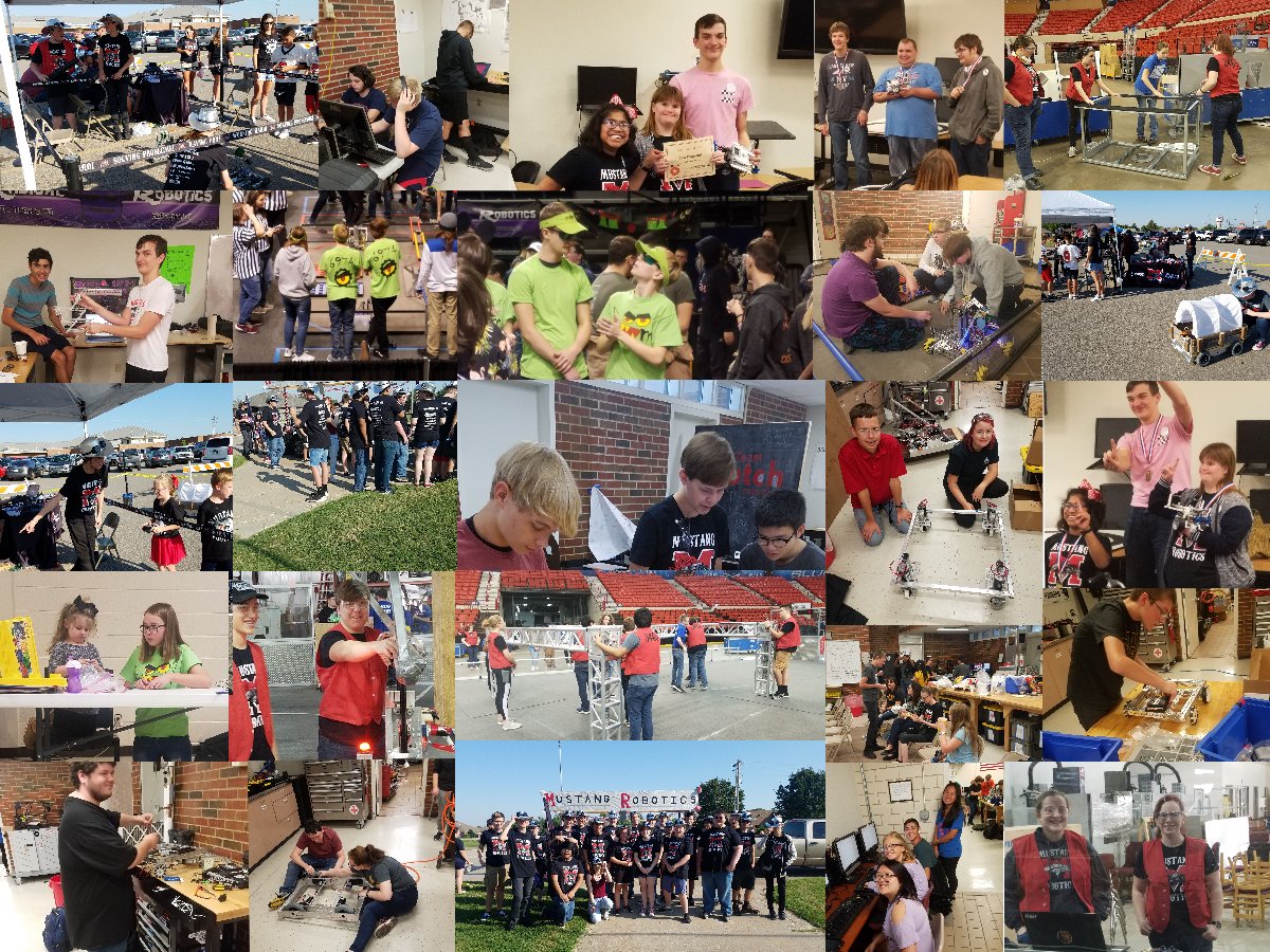 Team3465's tweet photo. Congratulations to all of the @MHS_Robotics18 seniors! We've celebrated you as individuals, now we celebrate you as a group. Thank you for helping build the #studentcentered #projectbasedlearning #STEMeducation program at @MustangSchools ! https://t.co/ICcSHsSh40