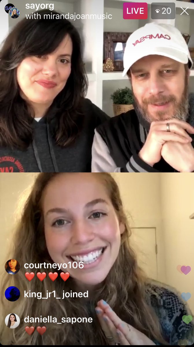 sayorg's tweet photo. It’s a brand new week again, friends, and we’re about to jump in with another #CampSAYMorningSong!
Meet us on #InstagramLIVE at 10AM EST to rise & shine with the brilliant @mirandajoan_!🎶❤️🎶
See you there!🎉
#CampSAY #stutter #stuttering #quarantunes #MayThe4th #itsoktostutter https://t.co/OpEZihDCvr