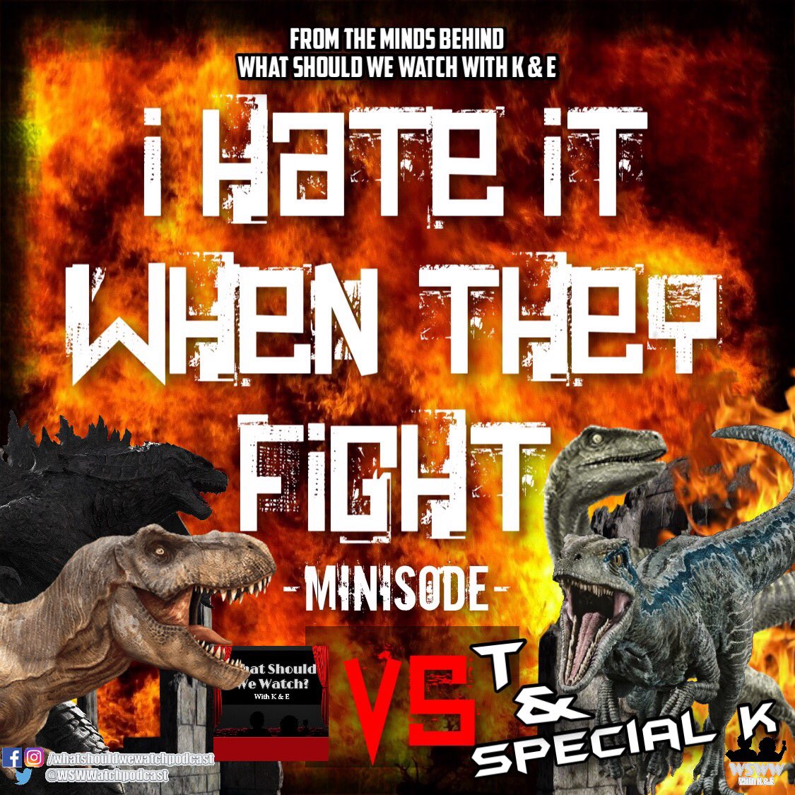 🔥NEW MINISODE🔥Join K &amp; E as They fight the dynamic duo of Special K and T. 

Available Now On:
🍎Apple: apple.co/3c3AMuu
🍏 Spotify: spoti.fi/2zXJOLp
🍐Podbean: bit.ly/3b0Fo3f

#minisode #ihateitwhentheyfight #debate #thebigfight #PodNation #newepisode