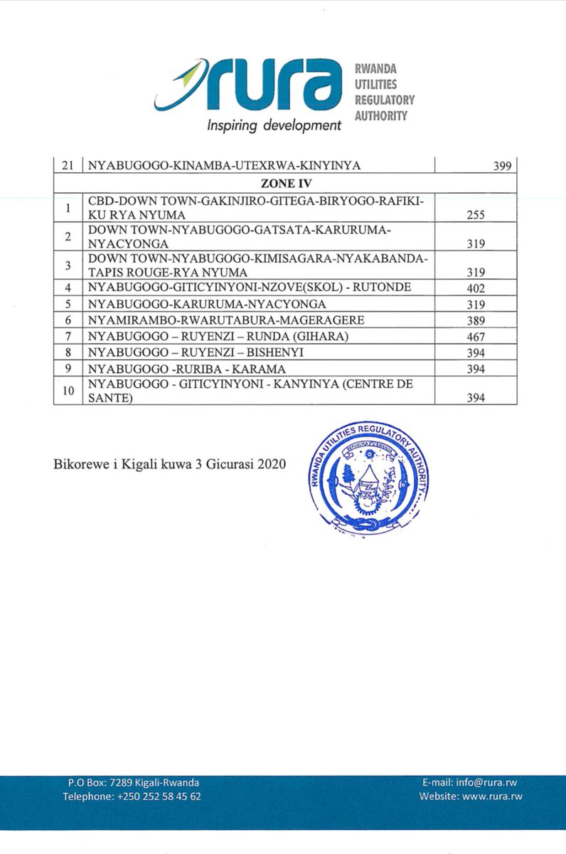 Rwanda Utilities Regulatory Authority - RURA tweet media