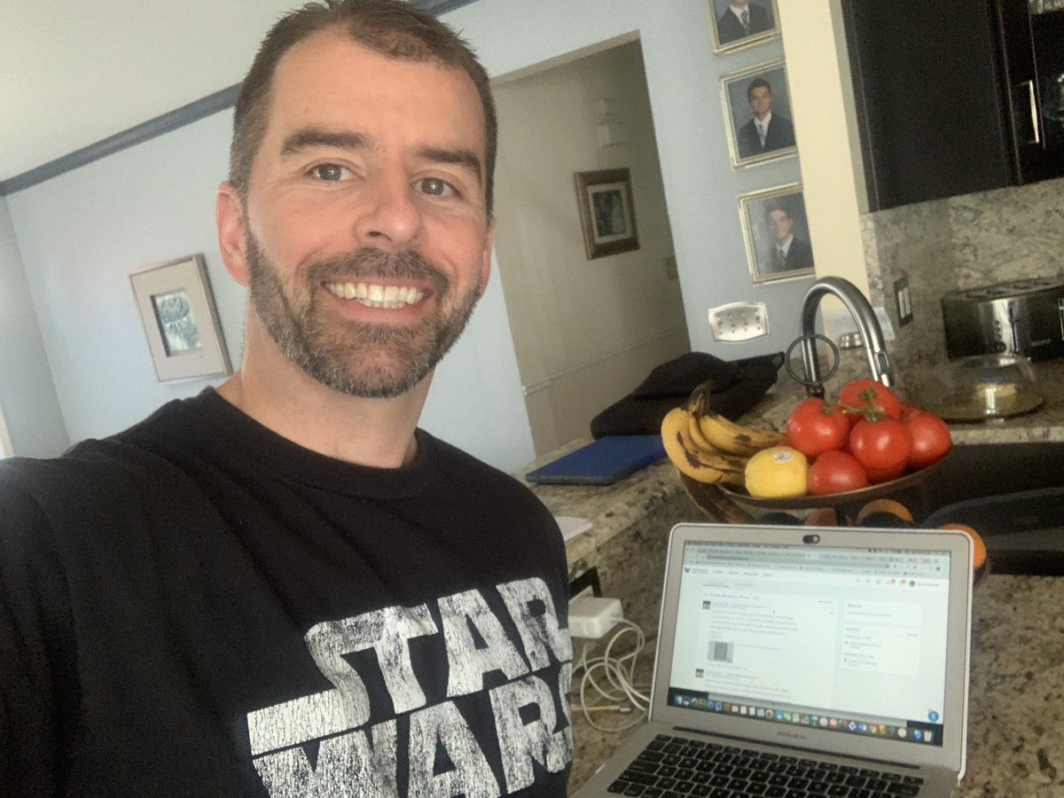 TechTeacherMrP's tweet photo. Celebrating "Star Wars" day by... working from home!!
What else would I be doing??!!
Happy May 4th and may The Force be with us all and help guide us through this.
#NAISTech #TechTeam https://t.co/FMC0cTbDfu