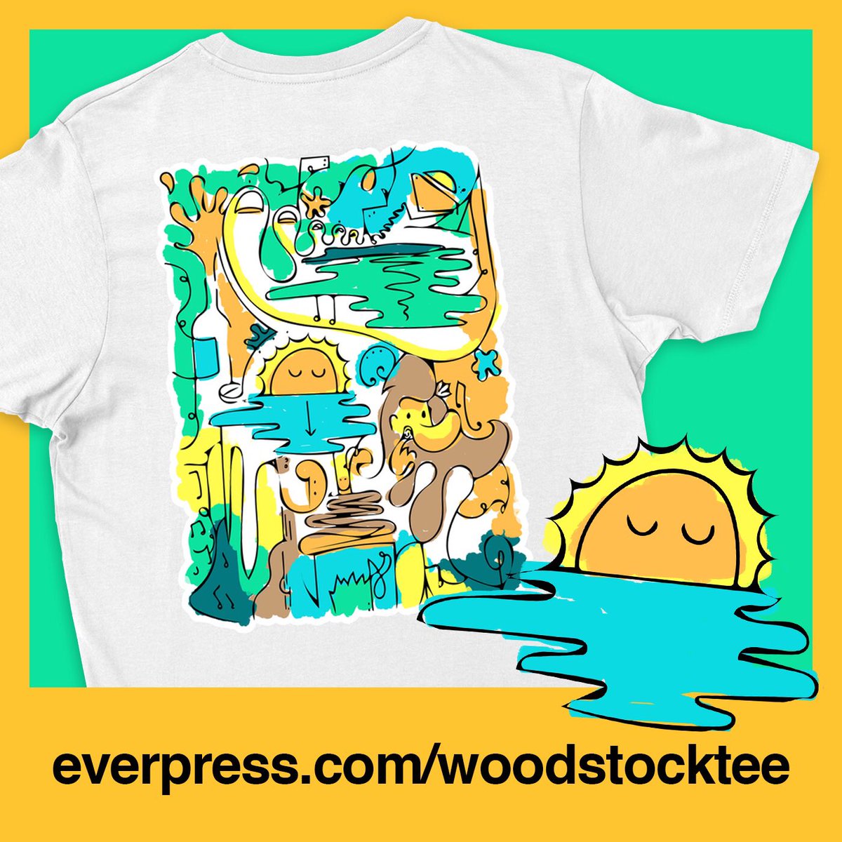 mg_creative's tweet photo. @TheNoisyPencil Hi! I'm proud of my t-shirt design inspired by Woodstock 🌞 https://t.co/V2IHQxt4Y8