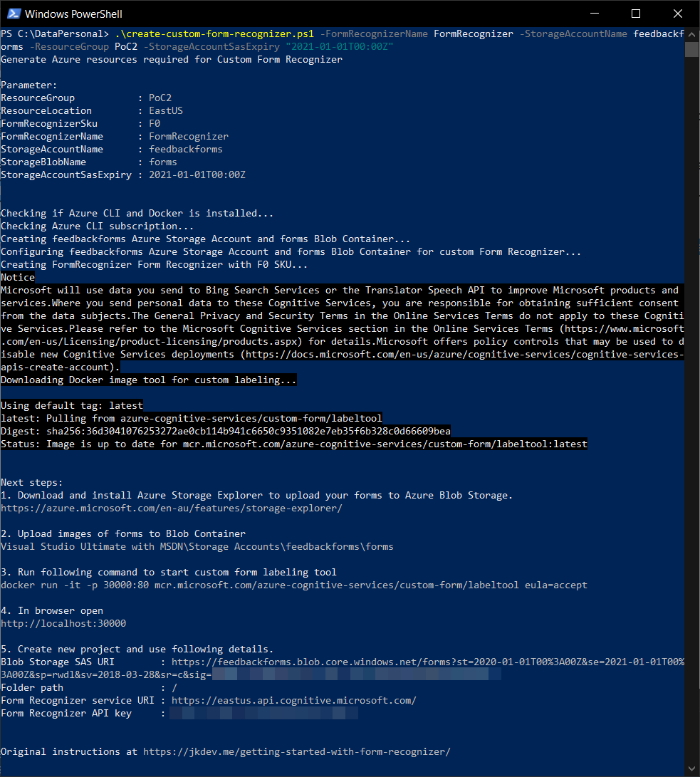 jernej_kavka's tweet image. After hours of trying to automate #Azure Form Recognizer setup for custom forms, I finally did it! I reduced the setup required for custom labeling tool from 15 minutes of lots of steps to 2 minutes of 2 steps. (it took hours to get here 😂)
#CognitiveServices #FormRecognizer