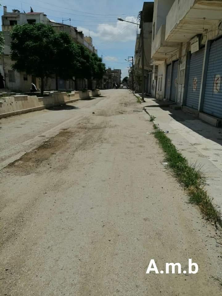 AzadiRojava's tweet image. Pictures of Turk Occupied Serêkaniyê today. It looks like a ghost town.
