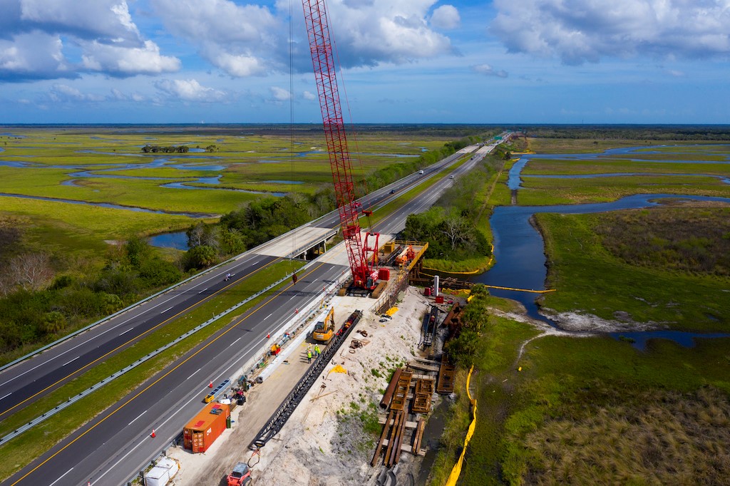 GoBrightline's tweet photo. CONSTRUCTION UPDATE: We are #OnTrackToOrlando making progress on 170 miles from @westpalmbch to @MCO. See where lane closures and crossing work will be taking place in @OrangeCoFL @BrevardCo_FL @IRCGOV @StLucieGOV @MartinCountygov @pbcgov. https://t.co/zhJjKalVbF https://t.co/JXZ4cB7uMC