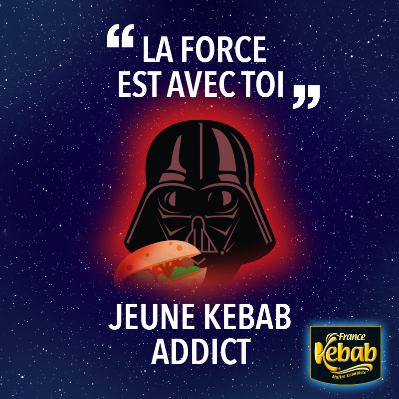 FranceKebab's tweet photo. C'est le #StarWarsDay !
Pour cette journée, les enseignements de Maître Yoda, suivre tu dois ! 😉
#StarWars #kebabaddict https://t.co/D1jtEK23yI
