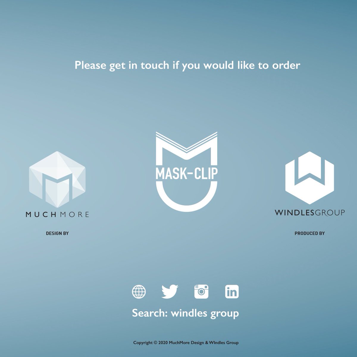 MASK-CLIP
-
Being able to work closely with NHS staff has allowed our design team to create this clever little clip that helps improve the comfort of NHS and healthcare workers during shifts.
-
Mask-Clips relieve the pressure and soreness caused by prolonged face-mask usage.