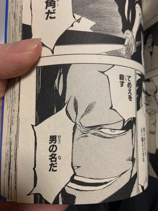久々ブリーチ読み直してたらめっちゃ既視感、あと一角カッコよすぎ、好き 
