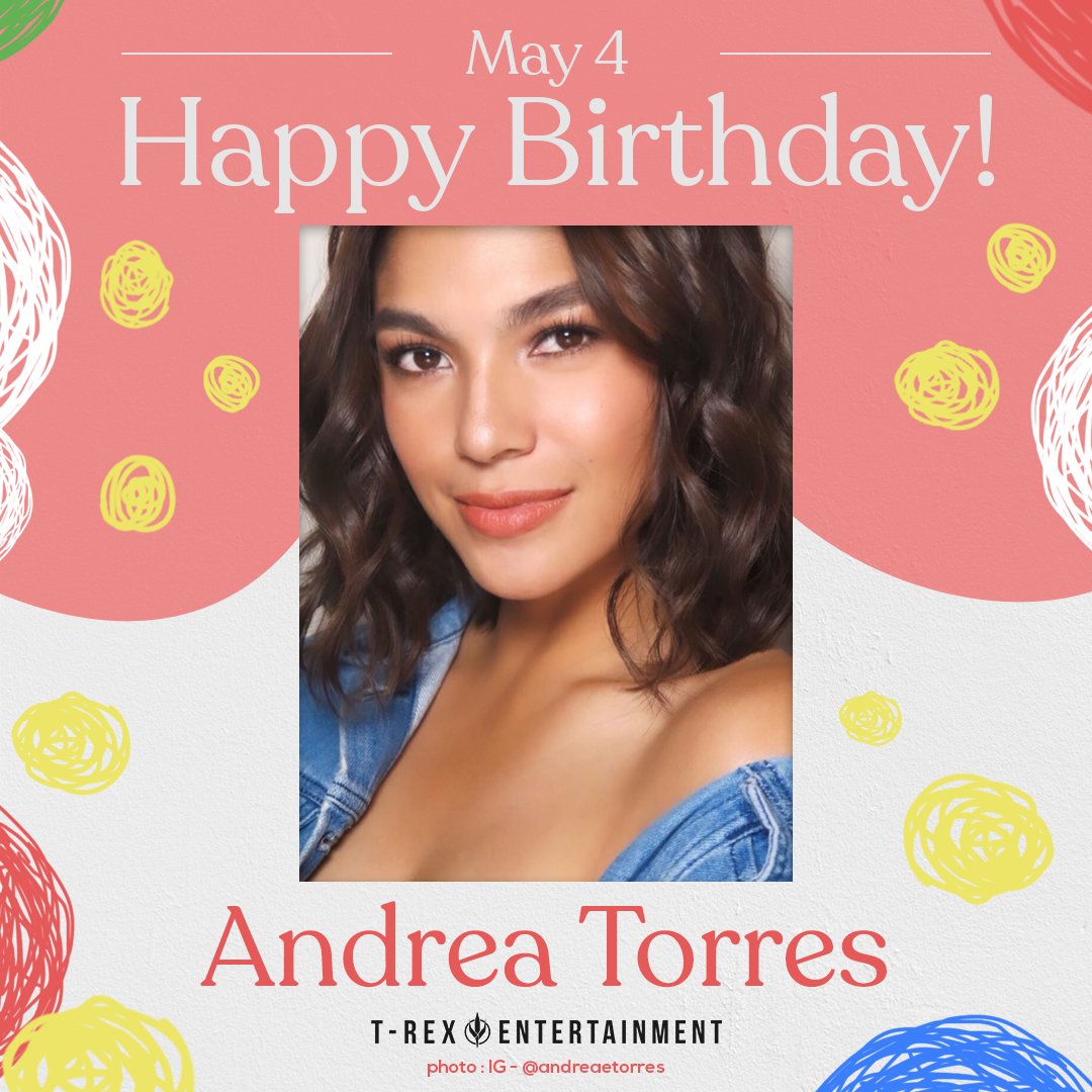 Happy 30th birthday, Andrea Torres! <3

Trivia: Her full name is Andrea Elizabeth Eugenio Torres. 
