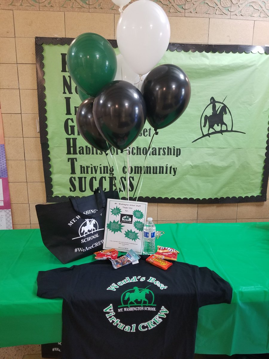 Teacher  and Staff Appreciation Week #mtwahingtonschool <a href="/IamCPS/">I Am CPS</a> #worldsbestvirtualstaff #WeAreCREW