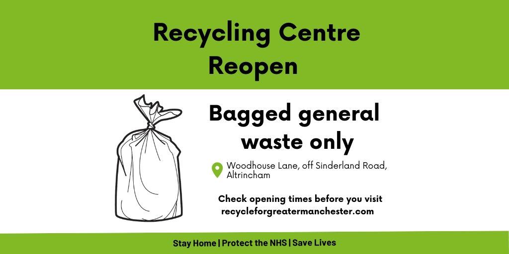 Trafford Council on Twitter "Please only take bagged general waste to