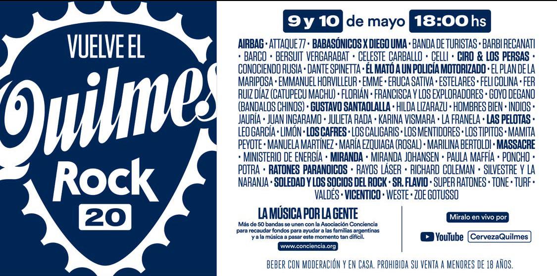 quilmes rock 2020
