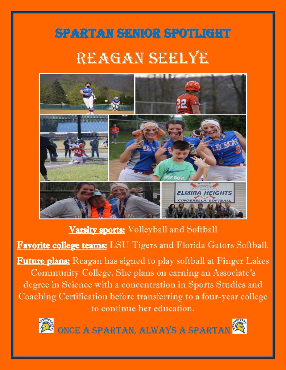 SPARTAN SENIOR SPOTLIGHT: REAGAN SEELYE #FortheHeights