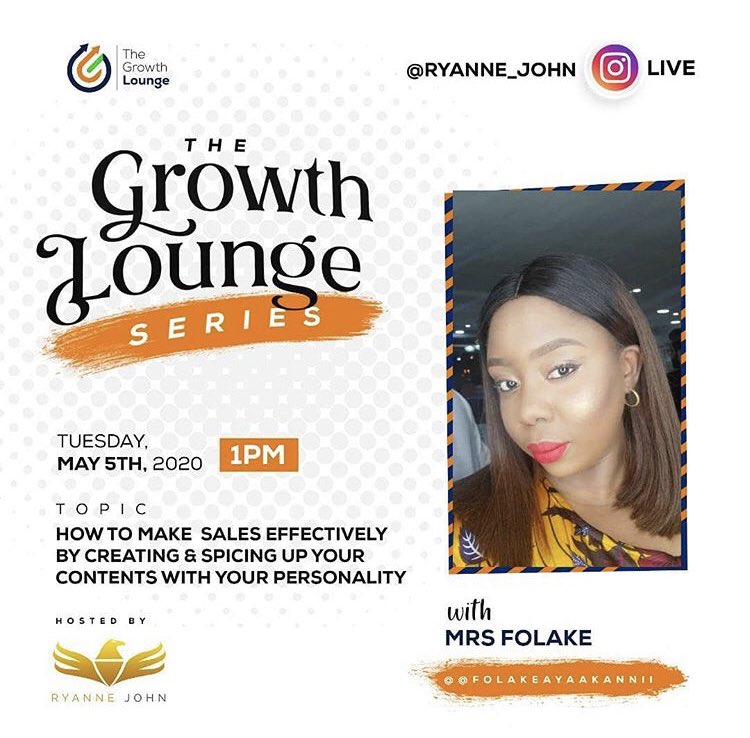 RyanneJohn's tweet photo. Join us today.. 
what do you sell? Your products should at all times be enticing #MaskUpLagos

Instagram: @RyanneJohn 
Time: 3pm https://t.co/USvuDr4P14