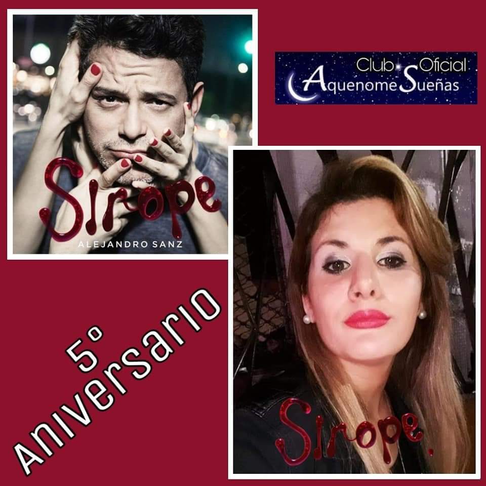 montse_sanzera's tweet photo. Hoy hace #5Años que tu dulce #Sirope llegó a nuestras vidas. En @AQueNoMeSuenAS aun lo saboreamos cada día! Feliz Aniversario!! 🎂 @AlejandroSanz #5Aniversario #Siropeando #AquenomeSueñas https://t.co/73KBBShiNO