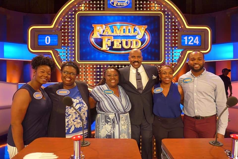 NiecyRay's tweet photo. Tune in TODAY and watch the "Alexander Family" of Bryan, Texas on FAMILY FEUD at 4pm CST On the CW Channel. Join Us at our Live Watch Party here on Facebook at 4pm CST.

Suddenlink: Channel 8
Direct TV: Channel 46

#BryanTexas #FamilyFeud #SteveHarvey #AlexanderFamily https://t.co/jHZrc43AND