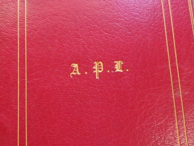 Fisher_Library's tweet photo. May 4th is Alice Pleasance Liddell's Birthday!
Lewis Carroll had this copy of the 1st ed., French translation of Alice's Adventures in Wonderland rebound in red goatskin with Alice's initials on the upper cover, and sent it to her as a gift when she was 17 #presentationcopy https://t.co/1T7uz2F3P4