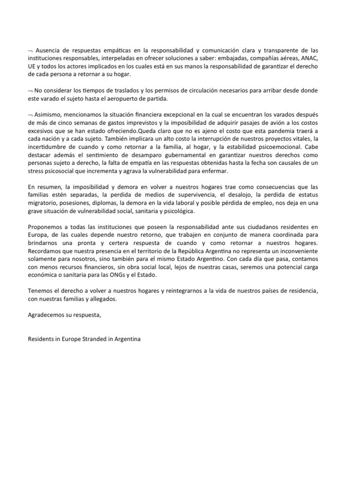 Varados en Argentina tweet media