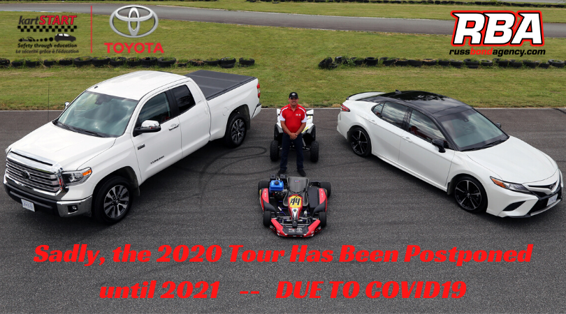 Safety has always been at the forefront of this program &amp; in the interest of continuing to keep our employees, customers and partners safe and healthy, kartSTART in consultation with our partner, <a href="/ToyotaCanada/">Toyota Canada</a> has made the decision to postpone our 2020 tour until 2021.
#StaySafe