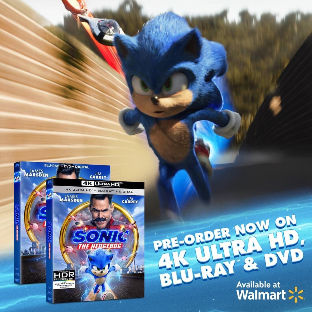 Sonic the Hedgehog 4K Blu-ray (4K Ultra HD + Blu-ray)