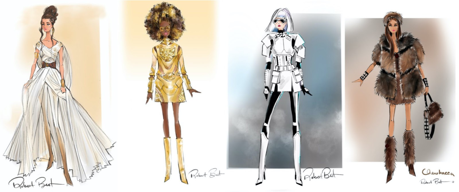Star wars online barbie collection