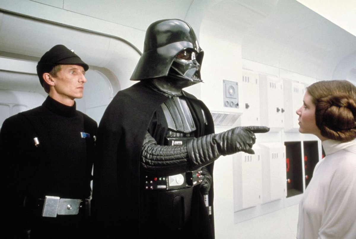 IL0VEthe80s's tweet photo. What is Darth Vader saying to Princess Leia?

#MayThe4thBeWithYou https://t.co/IJZZ1bvDyS