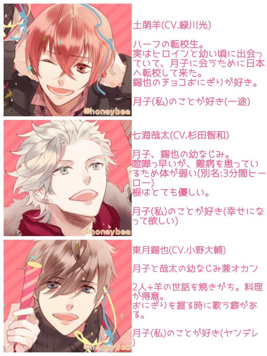 mtsrhk's tweet photo. えっ…こんな豪華なキャスト、素敵なイラストの乙女ゲームがあるんだって！？(大声)

(スタスカで私のことが好きのシリーズ。主観入りまくりで、枚数の関係上ヒロインは次ツイートです)
#スタスカ https://t.co/YFwdVq7p6B