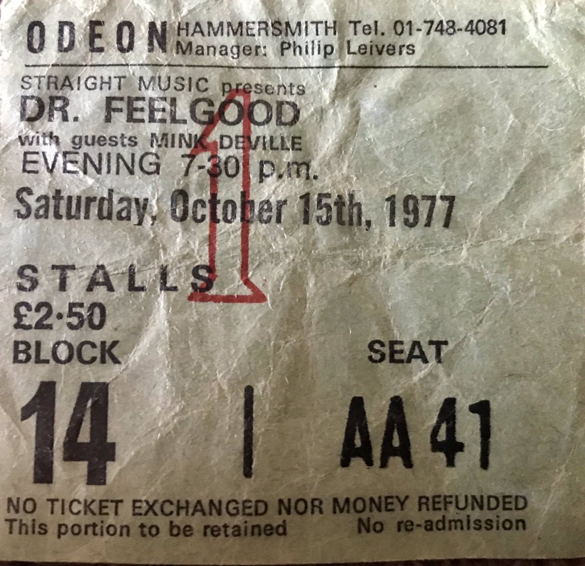 surfindead91's tweet photo. @StephenFoz @wilkojohnson @IpswichRegent I went too. Mink Deville were great too #concertprogramme #gigticket https://t.co/t2qd4nkDXZ