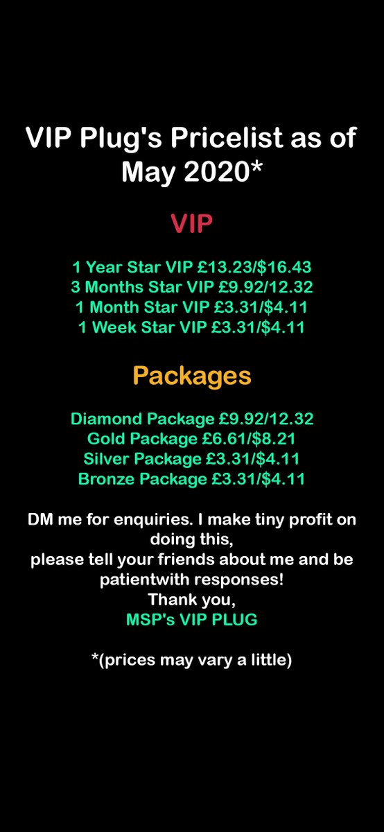 MSP's VIP Plug 🔌 tweet media