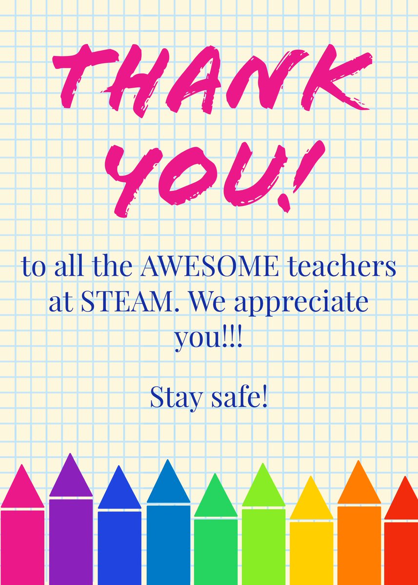 Happy Teacher Appreciation Week!