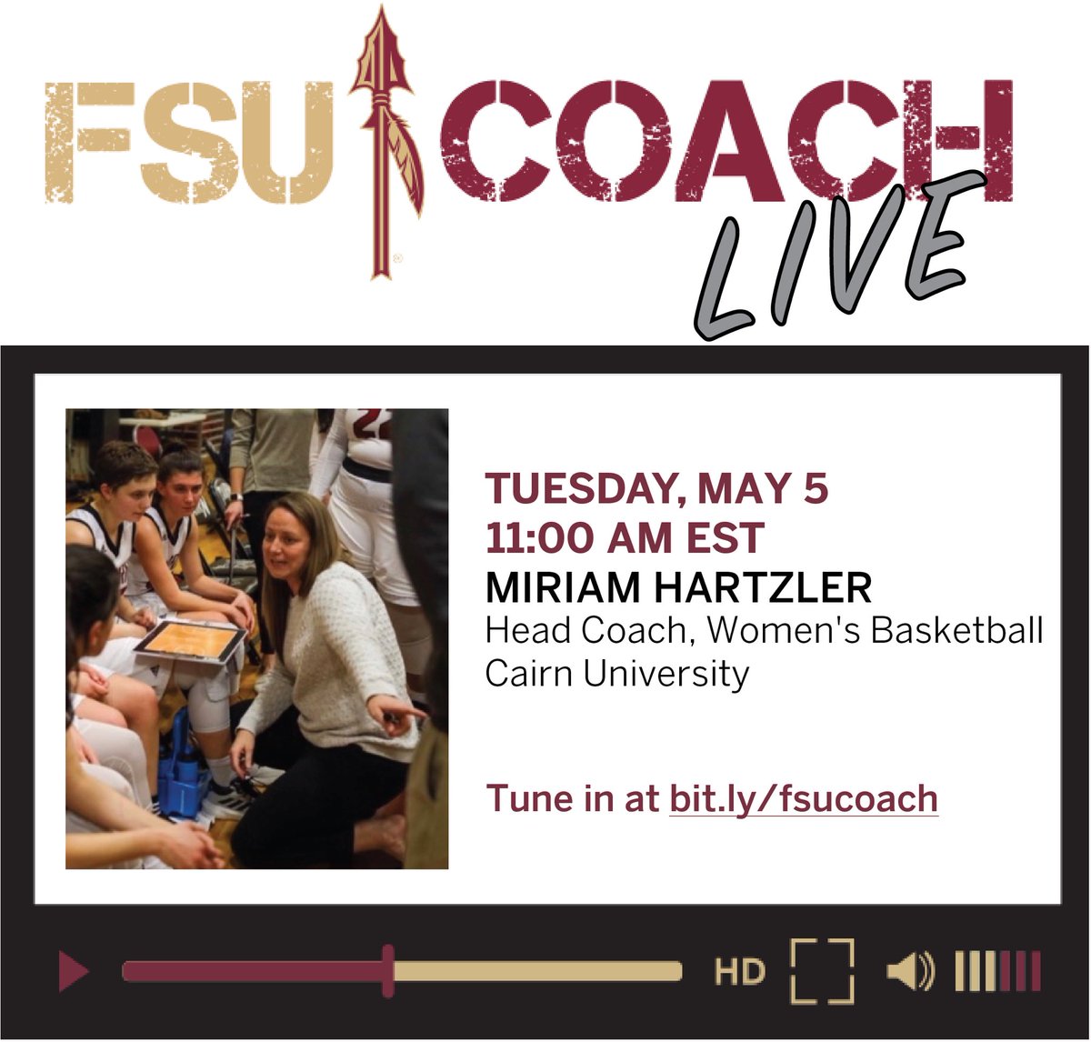 MiriamHartzler's tweet photo. Tuesday, May 5 at 11:00 AM eastern time, I have the opportunity to talk with @Baghurst. He is a leader in coach education and research. Hope you can join us. #coacheducation https://t.co/vZpoPAD12C