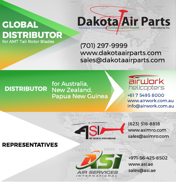 AirServicesIntl's tweet photo. Along with AirWork Helicopters, we are distributors for the AMT-206-1 composite T/R #blades. We'd love to talk to you more about the great features these blades have to offer. Call us  (623) 516-8818 or email sales@asimro.com. 

Visit https://t.co/oKmZbzFkg3 for more info. https://t.co/2ZfxnftbJ2