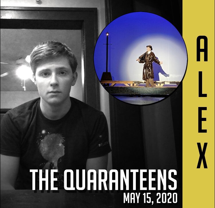 Alex Trevithick, a junior, has had major roles in our last couple musicals and would currently be in tennis season if it weren't for the coronavirus. His character is the first to appear in THE QUARANTEENS. Check it out in 12 days!

smhstheatre.org/the-quaranteens