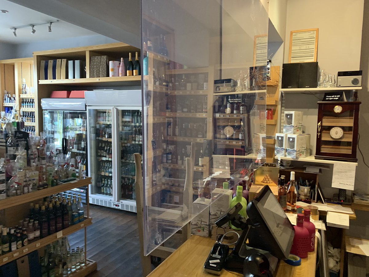 Screens now fitted at the point of sale. Ambleside Wine Store is open Monday to Saturday 11am - 5pm 🍷🥂🍺😊