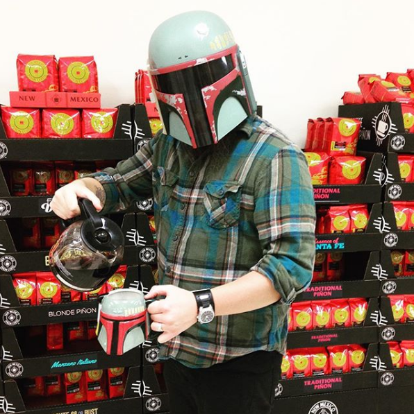 NMPinonCoffee's tweet photo. May the 4th be with you! And with your cup of #PinonCoffee! 😜
~
#maythe4th #thefourth #starwars #coffee #coffeelover #nmcoffee #localcoffee #shoplocal #goodcoffee #disney #foodie #lol #theforce #maytheforcebewithyou https://t.co/DXxjIt5sGL