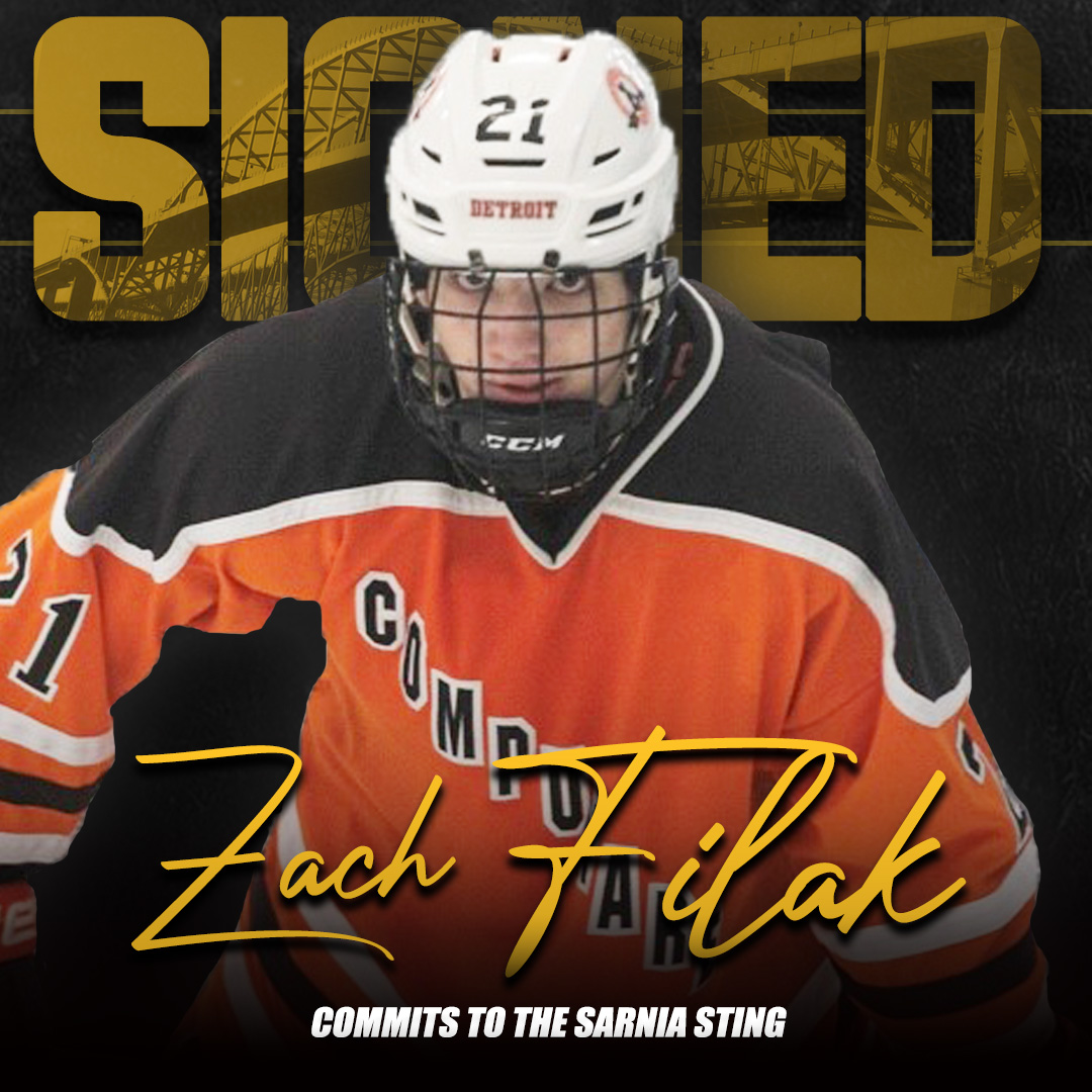 StingHockey's tweet photo. #NEWS | Michigan native Zach Filak (@FilakZachary) commits to the #Sting

Details:: https://t.co/qeRzZFojQU https://t.co/LUNRxNUhci