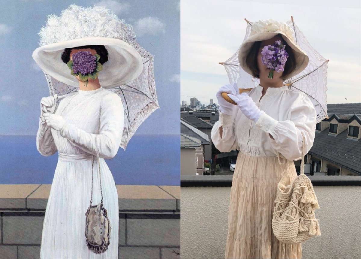 マグリットだよっ #tussenkunstenquarantaine #ルネマグリット