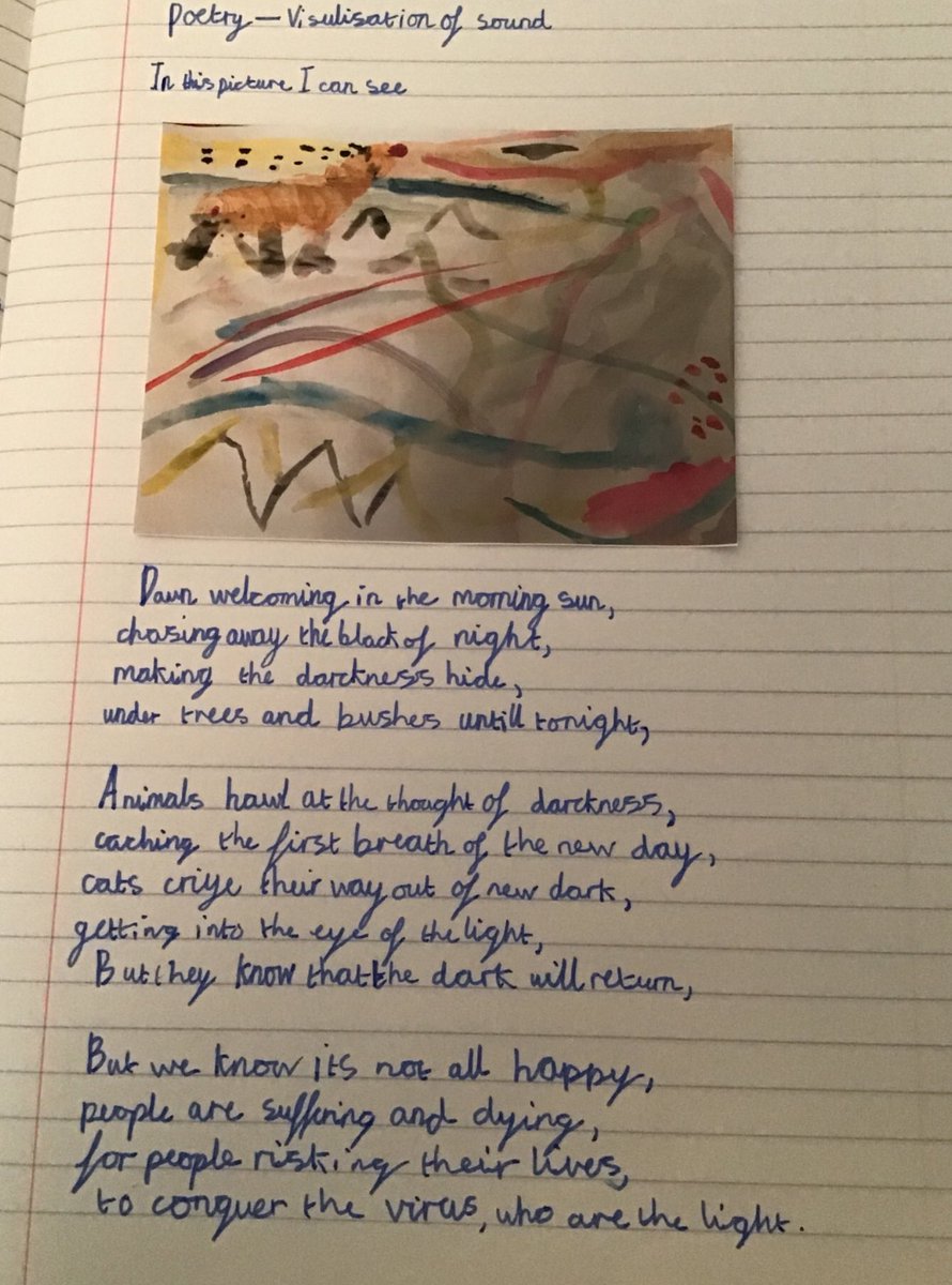 ChrisBaileyNHS's tweet photo. Thanks for the writing inspiration @EducationPhilip @WillWareing @NHSJuniorSchool @GDST #guidedhomelearning #writeinspired https://t.co/wtlC57ywgn