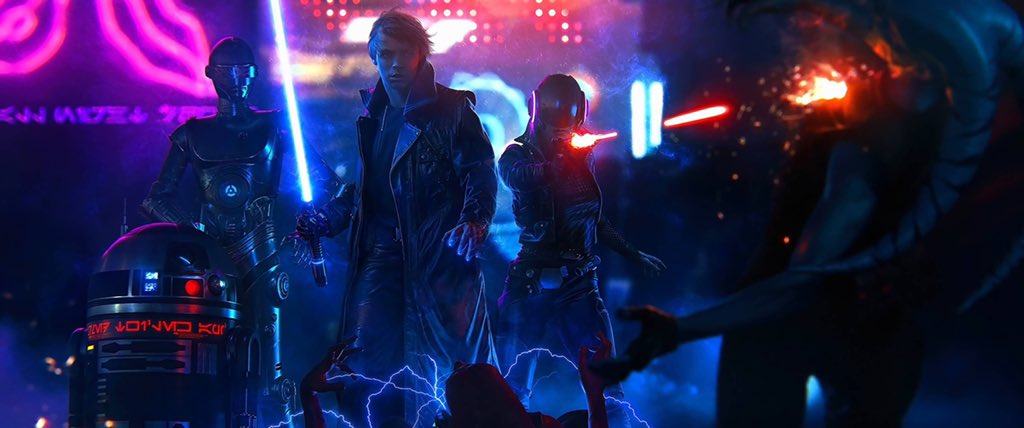 CP2077Community's tweet photo. 136 days. #Cyberpunk2077 

#MayThe4thBeWithYou Cyberpunk style 😎 https://t.co/MPrsqfrHIb
