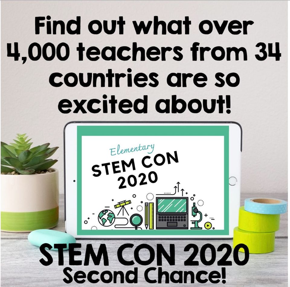 clue_resources's tweet photo. The Elementary STEM Con 2020 was super exciting to participate in.
So many of you were sad to have missed out on registering in time that we decided to open it back up for a SECOND CHANCE OFFER! Registration is open until May 10. https://t.co/BOkCv6MgQo https://t.co/7rbnY5uLvt