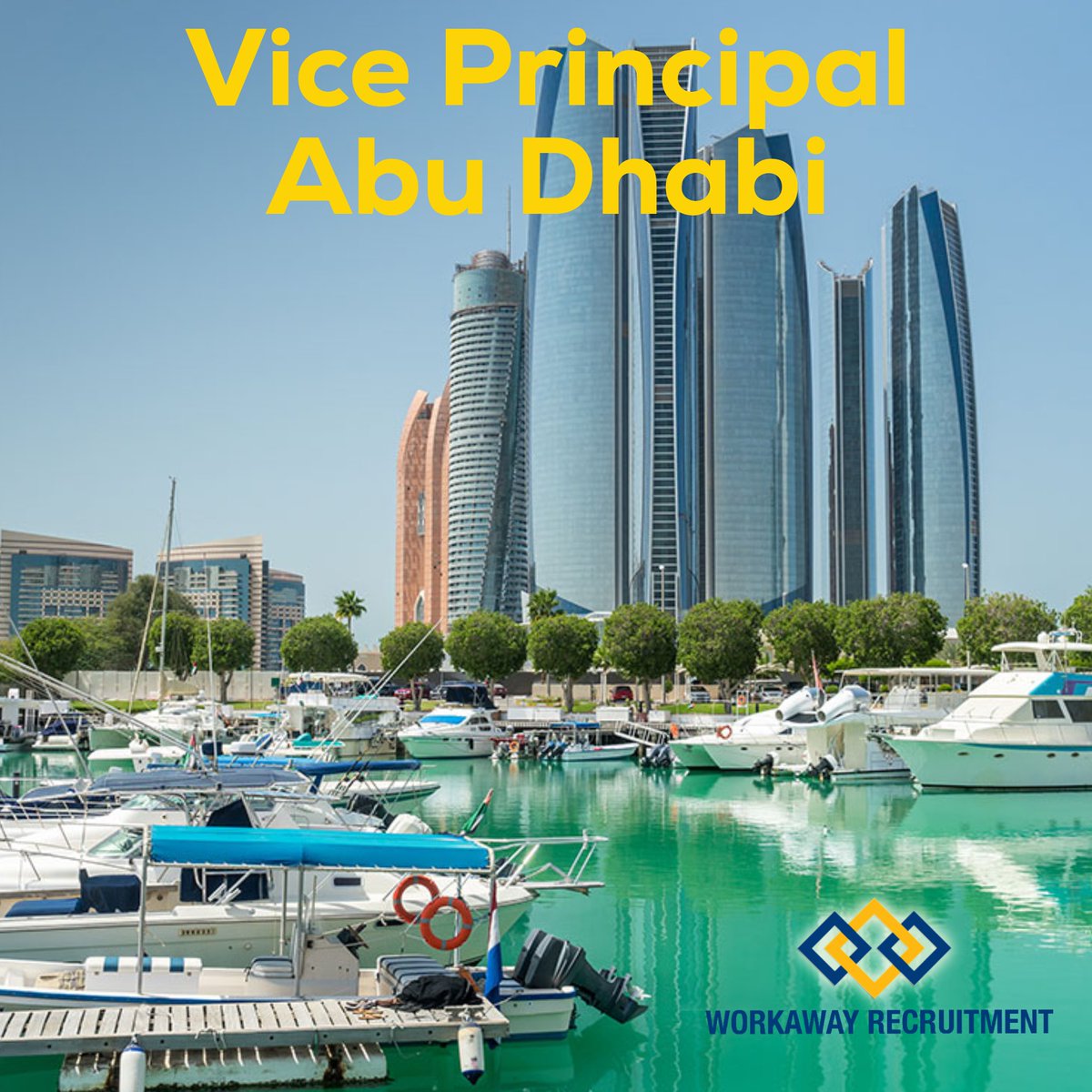 WorkawayRecruit's tweet photo. Vice Principal Vacancy – International School in Abu Dhabi, UAE. 

We are looking to speak to a qualified Vice Principal for an exciting Middle / High School opportunity with an established international school in Abu Dhabi. 

Apply through the link >> https://t.co/eovxgtVlxD https://t.co/zoDt2ITIEu