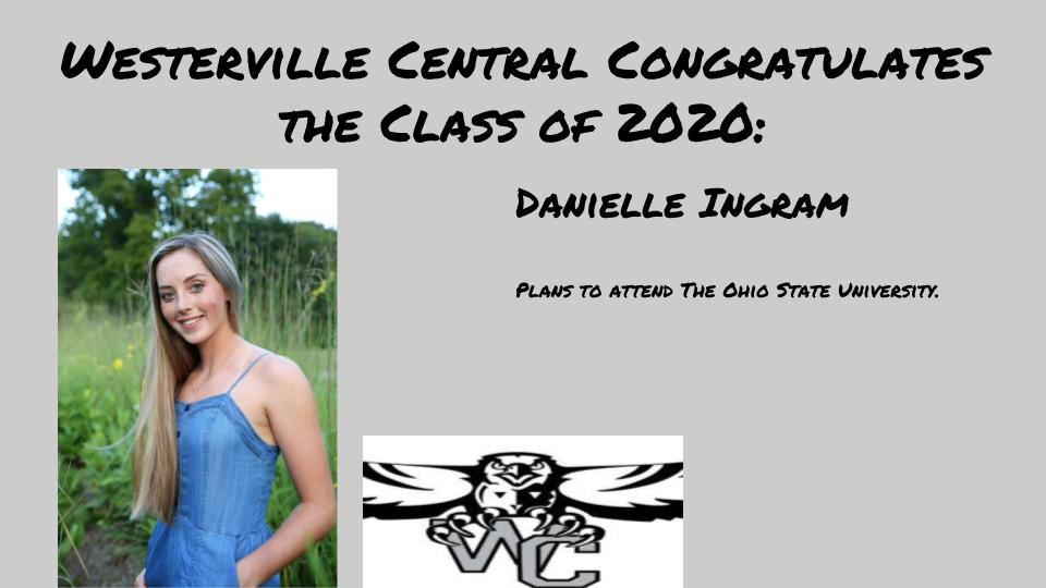 ThomasWLanier's tweet photo. Congratulations Danielle!! #hawkssoar #seniortribute @2020warhawks https://t.co/zF5vVIX68t
