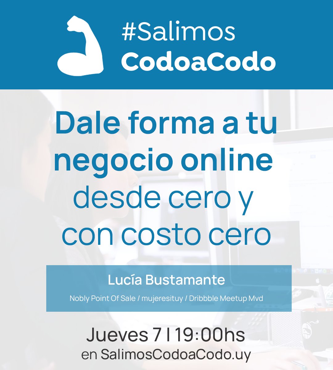 SalimosCodoUy's tweet photo. ¿Cómo crear la presencia online de tu negocio desde cero?
¡Aprendelo en el próximo webinar de Salimos Codo a Codo este jueves de la mano de @lubustaman!
Te esperamos en nuestro canal de YouTube y en https://t.co/oZcfxad7mh https://t.co/1pzLZEA5KV